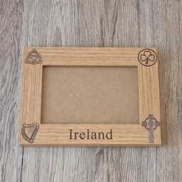Ireland Personalised Wooden Photo Frame Travel Holiday Memories Keepsake Gift Celtic - thumbnail 2