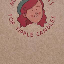 Gwyr Gin Bottle Candle - Spiced Orange Soy Wax 90 Hour Wales - thumbnail 3