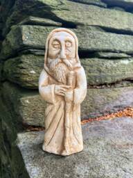 Odin Altar Statue, The Norse Allfather, Travel Idol, Asatru Ritual Decor - thumbnail 1