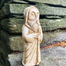 Odin Altar Statue, The Norse Allfather, Travel Idol, Asatru Ritual Decor - thumbnail 3