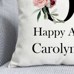 60Th Anniversary Cushion - Gift - thumbnail 2
