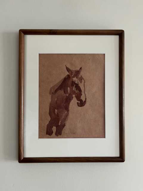 Horse Watercolor 2 Art Print, Wall Art, Home Decor - image 1