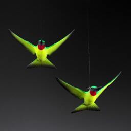 Hummingbird Mobile Kinetic By John Perry Duo 5In Wingspan Each - thumbnail 2