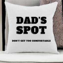 Dad's Spot Cushion, Gift For Him, Dad, Father's Cushions, Day Gift, Custom Dad Cushion Personalised - thumbnail 3