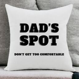 Dad's Spot Cushion, Gift For Him, Dad, Father's Cushions, Day Gift, Custom Dad Cushion Personalised - thumbnail 2