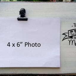 This Is My Circus These Are Monkeys Wood Picture Frame, Personalized Funny Photo Holder, Board With Clip, Custom Frame - thumbnail 2