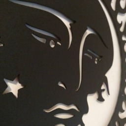 Sun & Moon Metal Wall Art - thumbnail 2