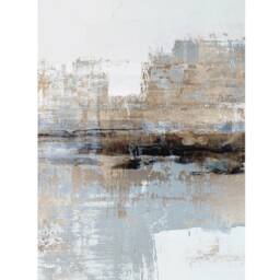 Set Of 3 Brown Beige Grey Abstract Wall Art Set, Paint Texture Detail, Prints, Lounge, Hallway, Bedroom, Bathroom, Kitchen - thumbnail 3