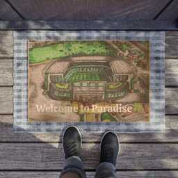 Celtic Fc Welcome Doormat Paradise Parkhead Decor - thumbnail 3