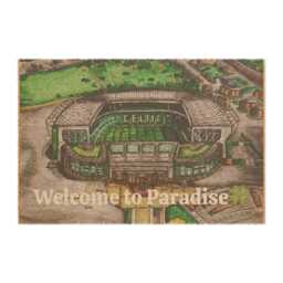 Celtic Fc Welcome Doormat Paradise Parkhead Decor