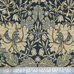 Custom Made To Measure Roman Blind Shade William Morris Honesuckle Navy Hand Crafted - thumbnail 3