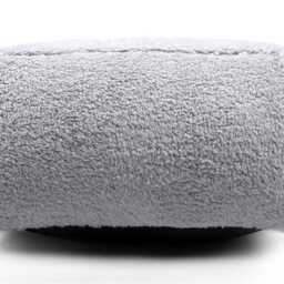 Teddy Fleece Square Footstool Ottoman Plush Low Seat - 45cm - thumbnail 2