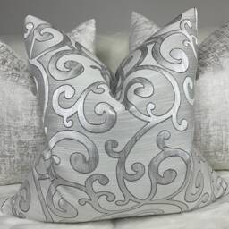 Platinum Silver Cushion Cover 18x18