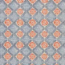 Hanmade Iliv Stardust Chilli Fabric Empire Lampshades/Pendant Shade Table, Red & Blue - thumbnail 2