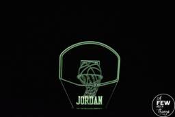 Personalised Basketball Hoop Led Night Light Sports Gift - thumbnail 1