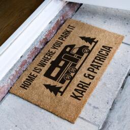 Personalised Campervan Motorhome Coir Doormat - Personalized Camper Accessories Custom Camping Rv Door Mat Gift - thumbnail 2