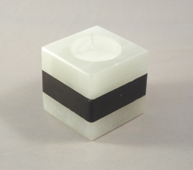 Tealight Holder in Cuboid Shape Made Of Marble - image 1