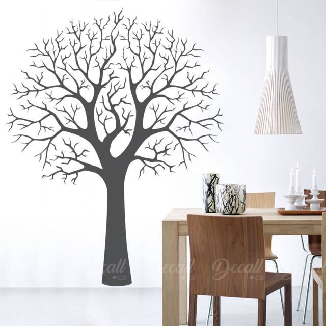 Perfect Winter Tree - Family Photo Wall Decal Living Room Decor Of Life Art A439 - image 1