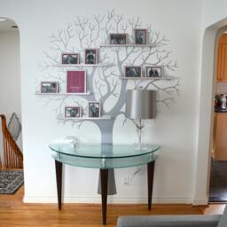 Perfect Winter Tree - Family Photo Wall Decal Living Room Decor Of Life Art A439 - thumbnail 2