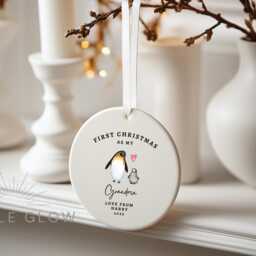 Personalised First Christmas As Grandma Tree Decoration - Grandmother's Ornament Grandmother - thumbnail 2