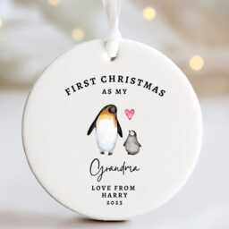 Personalised First Christmas As Grandma Tree Decoration - Grandmother's Ornament Grandmother - thumbnail 3