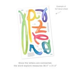 Explore - Fabric Wall Decal Color Story Mej - thumbnail 4