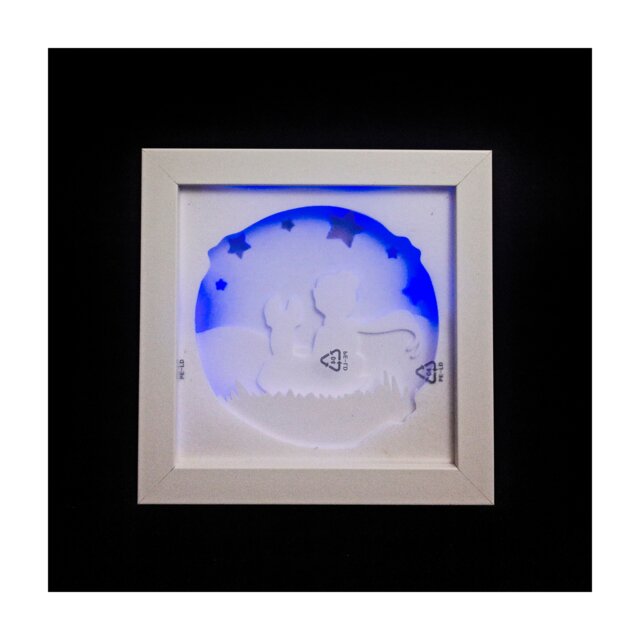 The Little Prince 3D Lamp - Multicolored Led Light With Remote Control Handmade Gift Idea - image 1