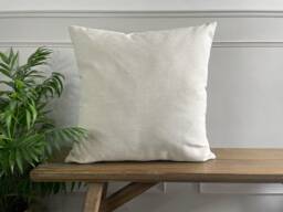 Natural - Plain Neutral Outdoor Garden Handmade Cushion Covers - thumbnail 1