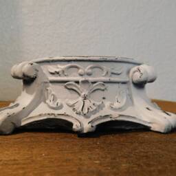 Capital Candleholder - Pick Your Color Candle Riser Pedestal Top Shabby Chic Pillar Holder Fleurdelisjunkie - thumbnail 3