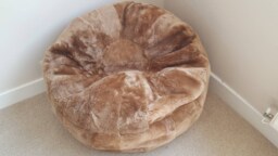 Sheepskin Bean Bag Made in Somerset From #sheepskinworkshop