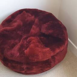 Sheepskin Bean Bag Made in Somerset From #sheepskinworkshop - thumbnail 4