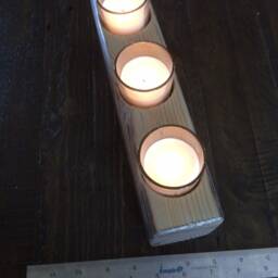Wood Candleholder - thumbnail 4
