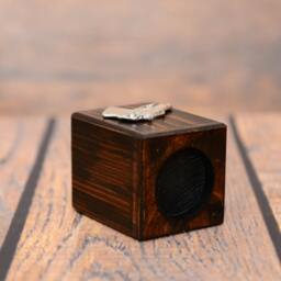 Grey Hound - Wooden Candlestick With Dog, Souvenir, Decoration, Limited Edition, Collection - thumbnail 3