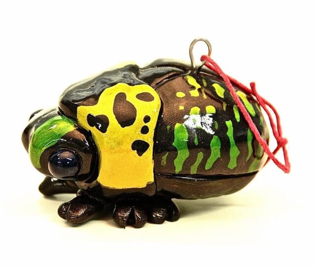 Madagascar Flower Beetle Christmas Ornament - image 1