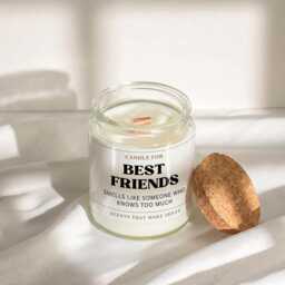 Funny Friendship Candle Friend Birthday Gifts, Scented Candle Soy Wax - thumbnail 3