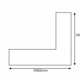 Home Interior Bar Man Cave Wooden Pub Counter Reception Desk L Shaped 1450mmx1450mm - thumbnail 2