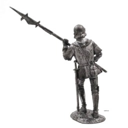 Tin 54mm English Infantryman 15Th Century Metal Figurine 132 Scale - thumbnail 3