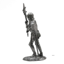 Tin 54mm English Infantryman 15Th Century Metal Figurine 132 Scale - thumbnail 4