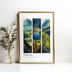 Cadair Idris Wales Poster Snowdonia National Park Art Print - thumbnail 2