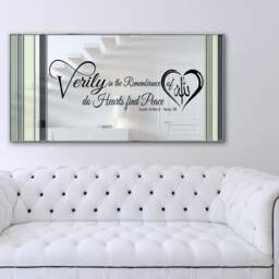 Islamic Wall Art Decal Surah Rad, Remembrance Of Allah V1 - thumbnail 2
