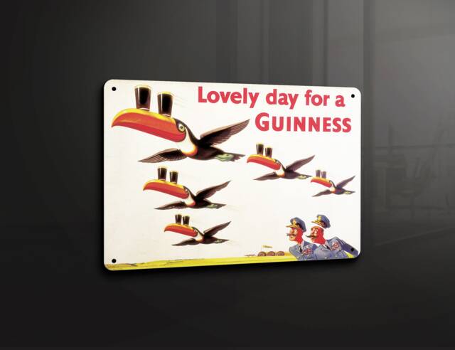 Lovely Day For A Guinness - Metal Sign Plaque Wall Art Decor Signage