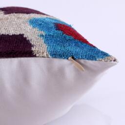 ??kat Velvet Pillow, Bohemian Pillow, Lumbar Pillow, Designed Cushions, Couch Cushions, Gift Her, Decorative Pillow16, Etsy Online Gift, Blue Pillow - thumbnail 3