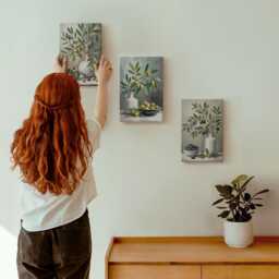 3 Piece Canvas Set - Olives in Ceramic Dishes On A Gray Background, Green Photo Print, Plants & Flowers Wall Decor - thumbnail 1