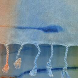 Batik Towel, Turkish Peshtemal, 38''x65 - thumbnail 3