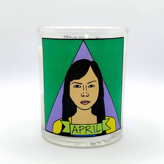 April Ludgate Glass Votive Candle // Lgbtq Altar - image 1