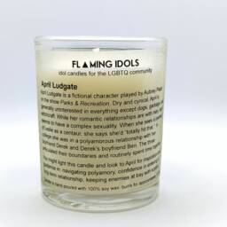 April Ludgate Glass Votive Candle // Lgbtq Altar - thumbnail 2