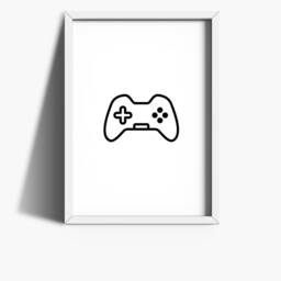 Gaming Controller Print - Gamer Gifts Art Boys Bedroom Decor Game Gift Poster Room - thumbnail 2