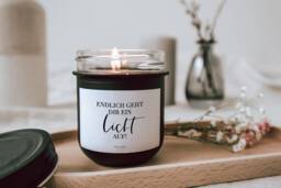 "Funny Candle Gift For Friend - ""Finally, The Penny Dropped"