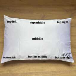 Personalised Pillowcase Satin With Custom Embroidery Monogrammed - thumbnail 3