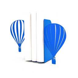 Hot Air Balloon Bookends Metal Adventure Nursery Decor - thumbnail 3